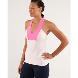 Lululemon Women's Open Soul Tank Top in Parfait Pink / Pinkelicious size 8